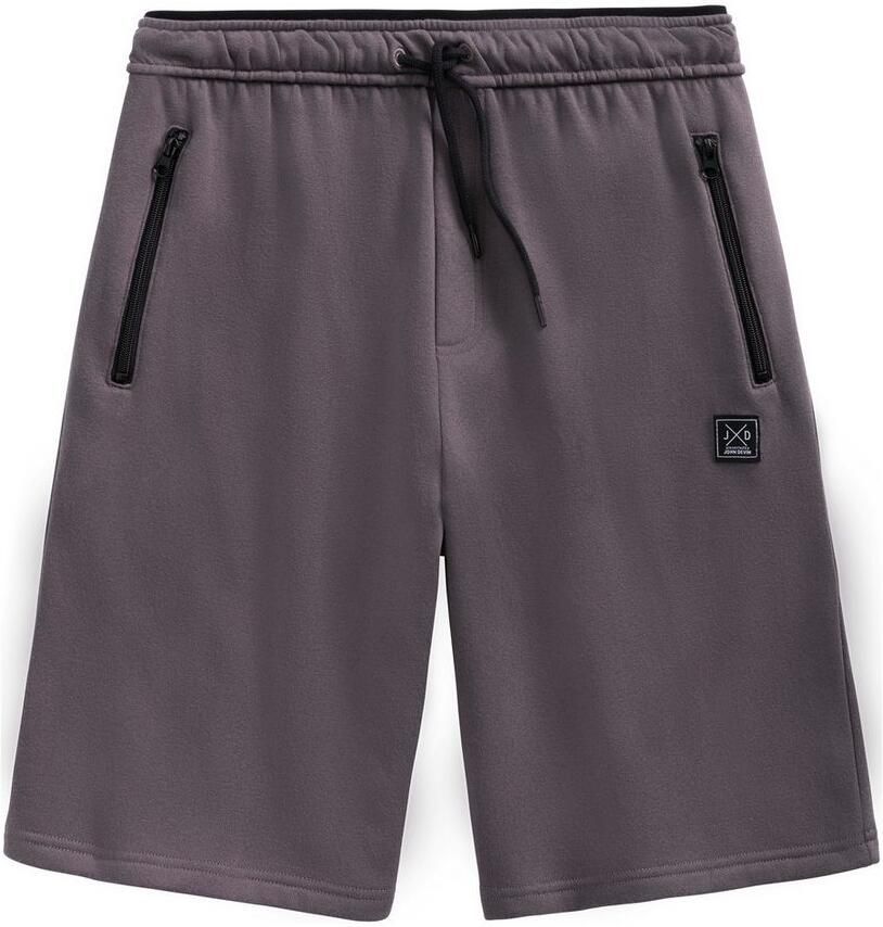John Devin Sweatshort zijzakken met zwarte rits