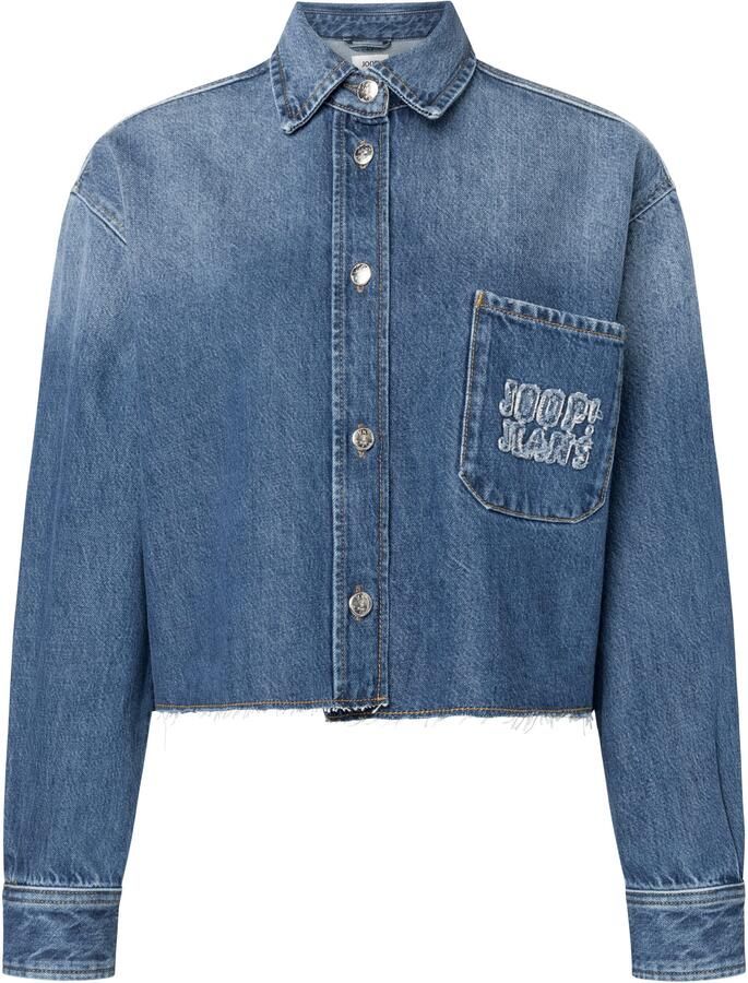 Joop Jeans blouse Udela met geborduurde zak - Foto 4