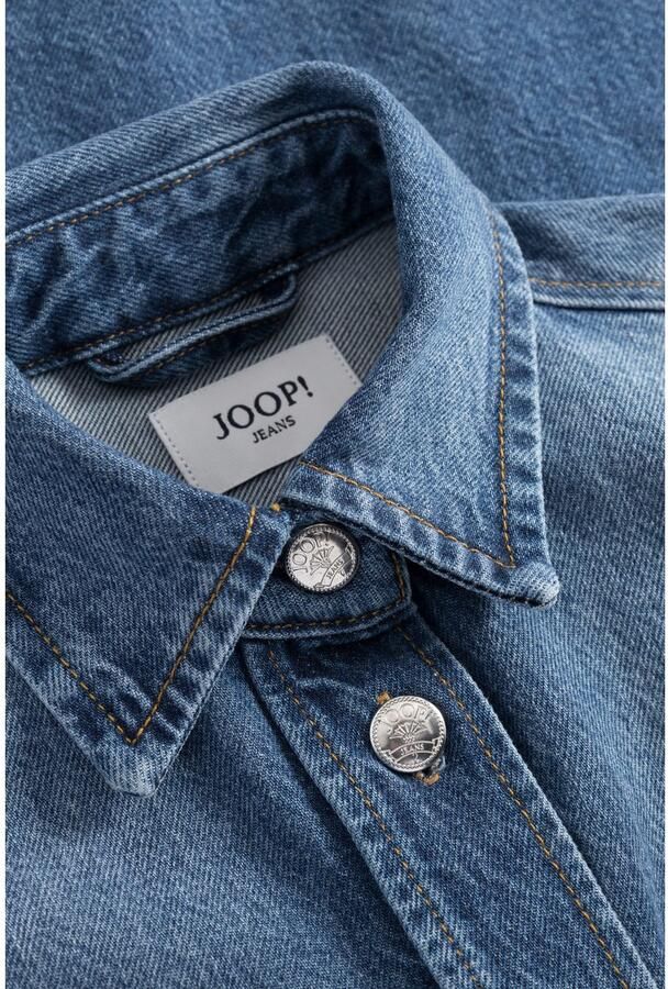 Joop Jeans blouse Udela met geborduurde zak - Foto 3