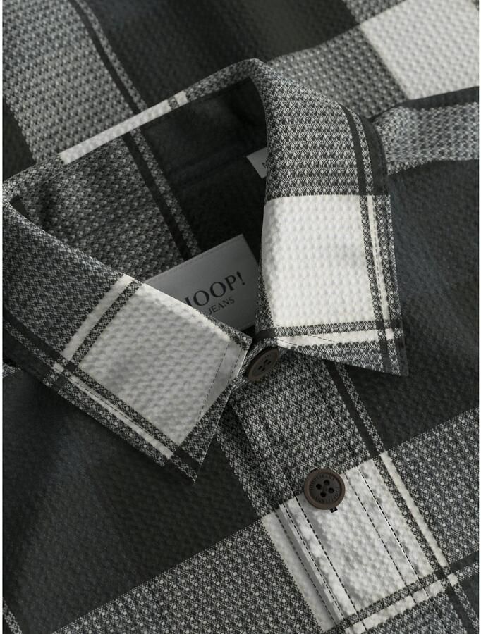 Joop Jeans Overhemd met lange mouwen Harvi1 met geruit patroon