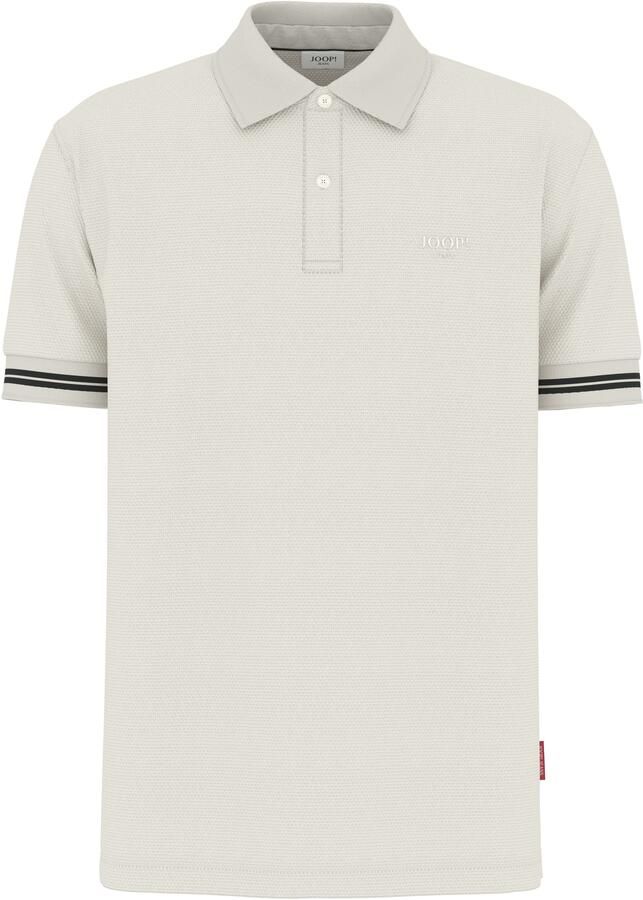 Joop Jeans Poloshirt Amare met strepen op de mouwen - Foto 4