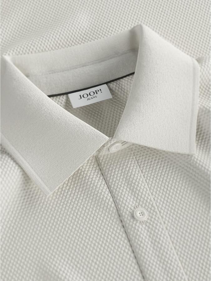 Joop Jeans Poloshirt Amare met strepen op de mouwen - Foto 3