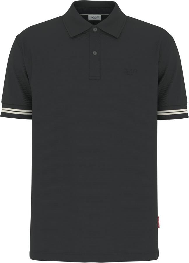 Joop Jeans Poloshirt Amare met strepen op de mouwen - Foto 4