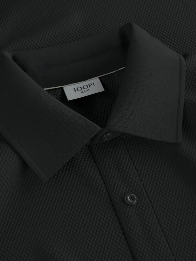 Joop Jeans Poloshirt Amare met strepen op de mouwen - Foto 3