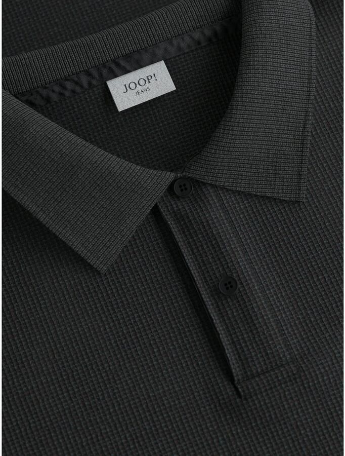 Joop Jeans Poloshirt Djamal met knoopsluiting