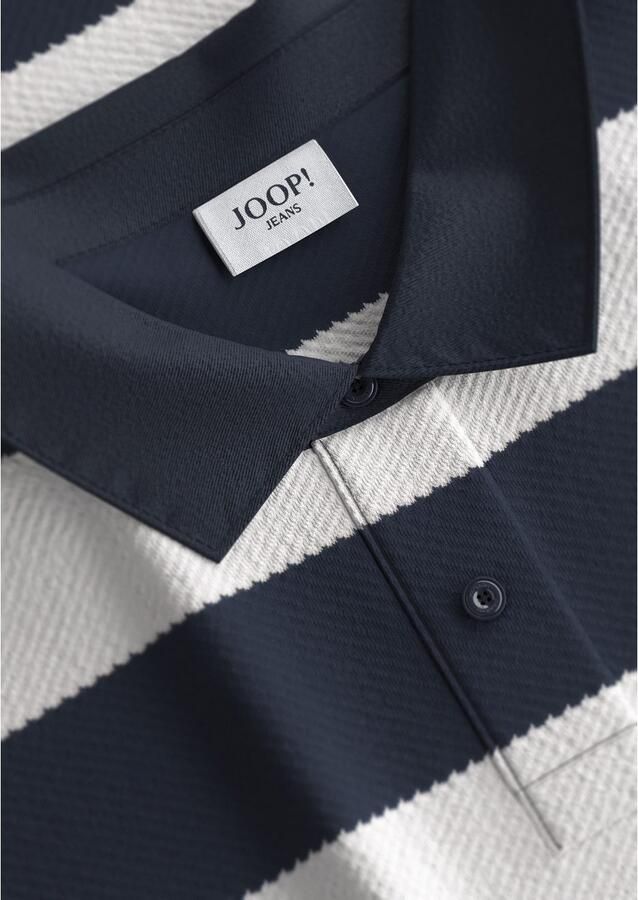 Joop Jeans Poloshirt Ingo met blokstrepen - Foto 3