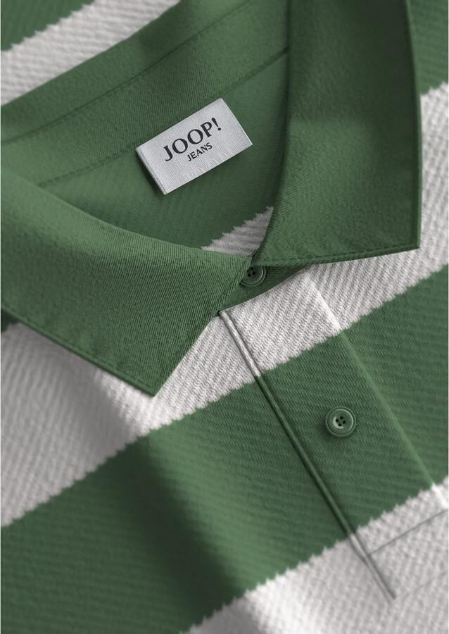 Joop Jeans Poloshirt Ingo met blokstrepen - Foto 3