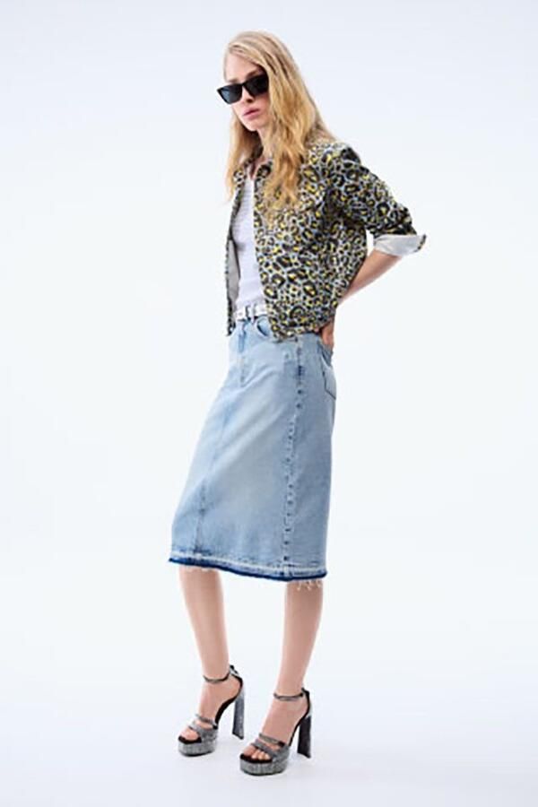 Joop Jeans rok Romy met franjezoom - Foto 4