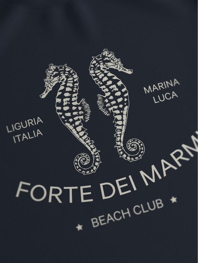 Joop Jeans Shirt met korte mouwen Almir met frontprint