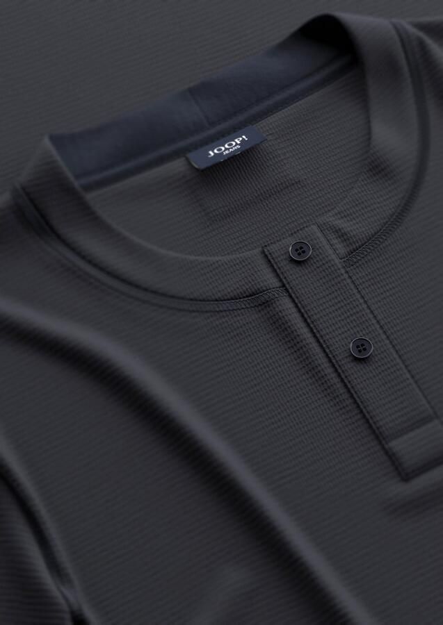 JOOP! JEANS Shirt met lange mouwen en geribde ronde hals model 'Iram' - Foto 4