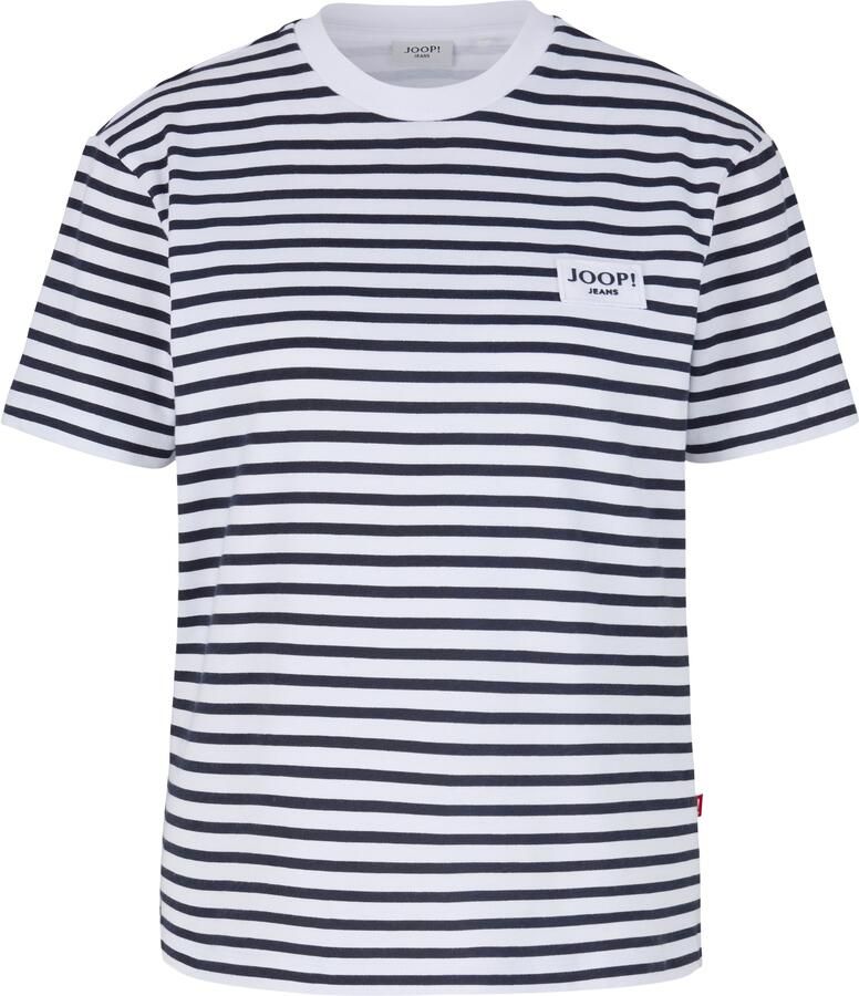 Joop Jeans Shirt met ronde hals Teele met strepen - Foto 4