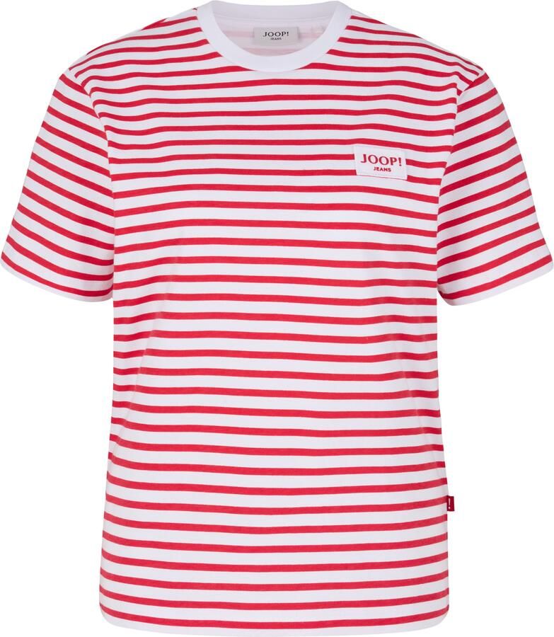 Joop Jeans Shirt met ronde hals Teele met strepen - Foto 4