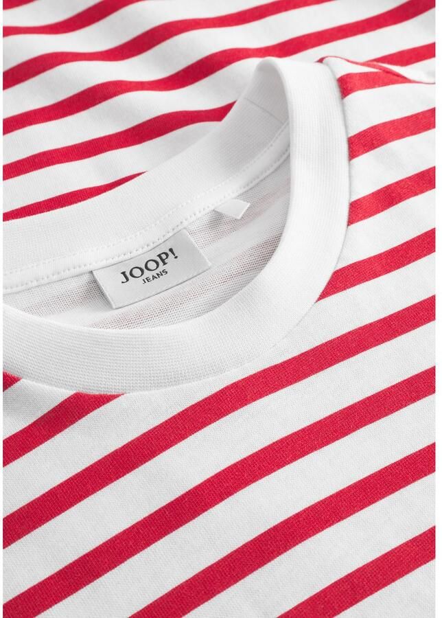 Joop Jeans Shirt met ronde hals Teele met strepen - Foto 3