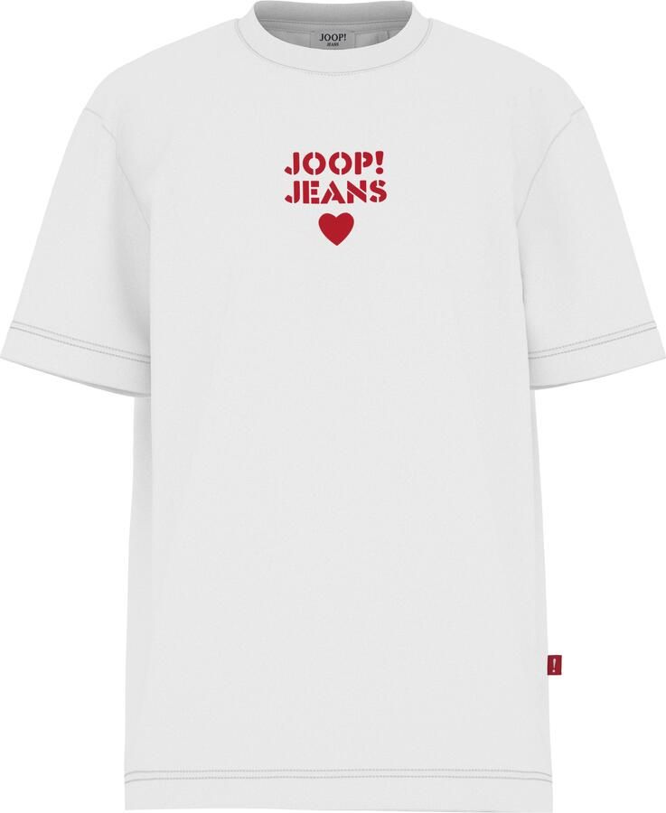 Joop Jeans T-shirt Tymber met frontprint - Foto 5
