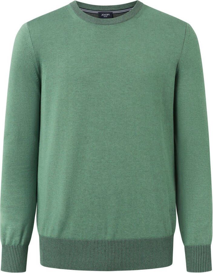 Joop Jeans Trui met ronde hals Barlo met ribboord (1-delig)