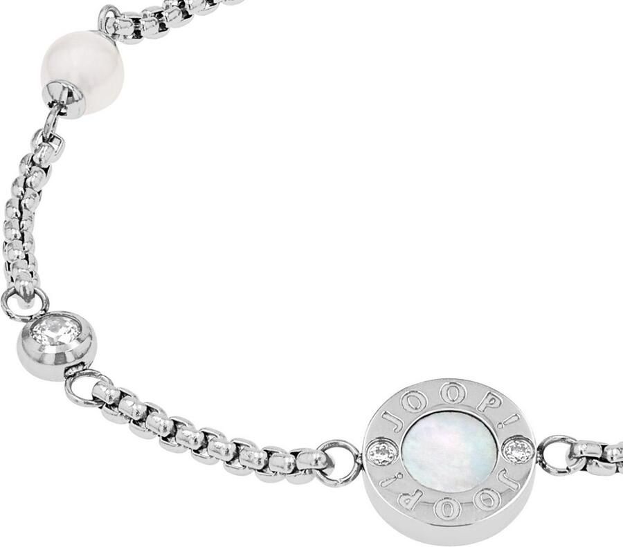 Joop! Armband Cirkels 2039776 met een zirkoon (synth.) met glaskraal - Foto 2