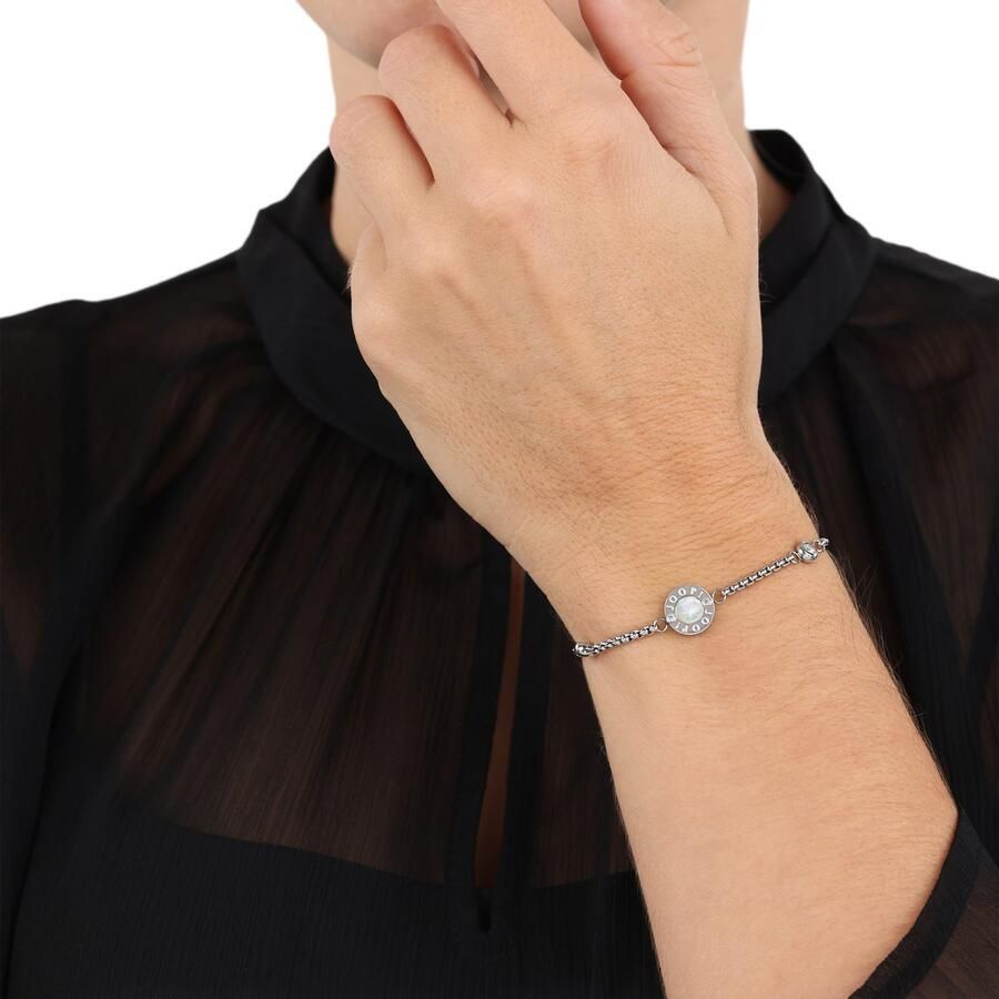Joop! Armband Cirkels 2039776 met een zirkoon (synth.) met glaskraal