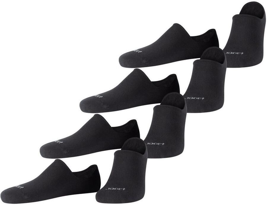 Joop! Enkelsokken Premium Essentials met verstevigde hiel en teen (4 paar) - Foto 3