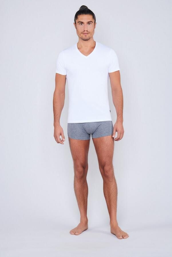 JOOP! Collection T-shirt met V-hals in set van 2 - Foto 5