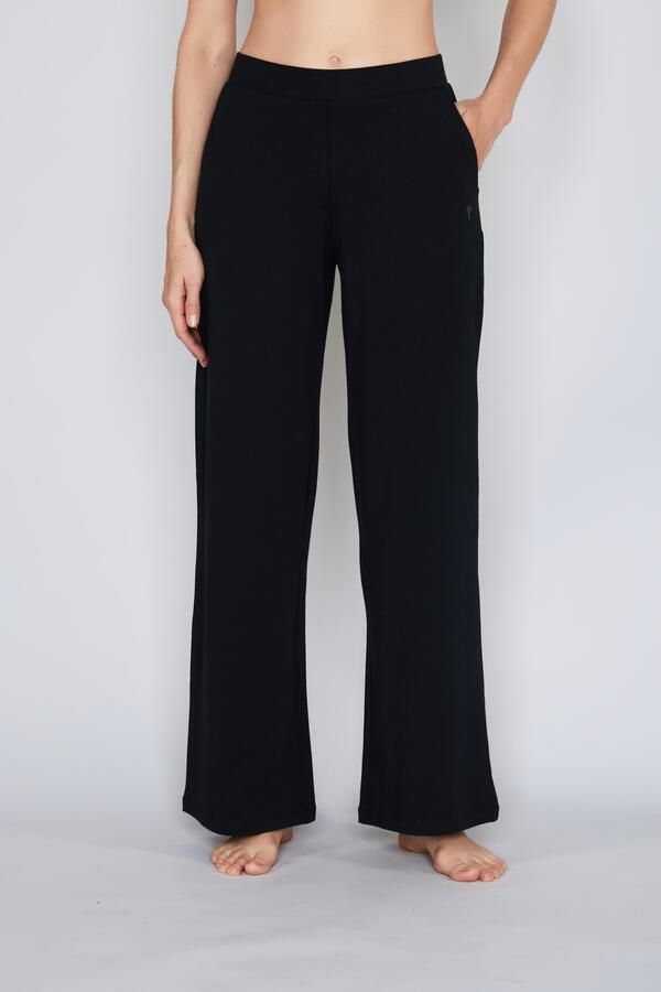 JOOP! Collection Wide leg pyjamabroek met elastische band - Foto 3
