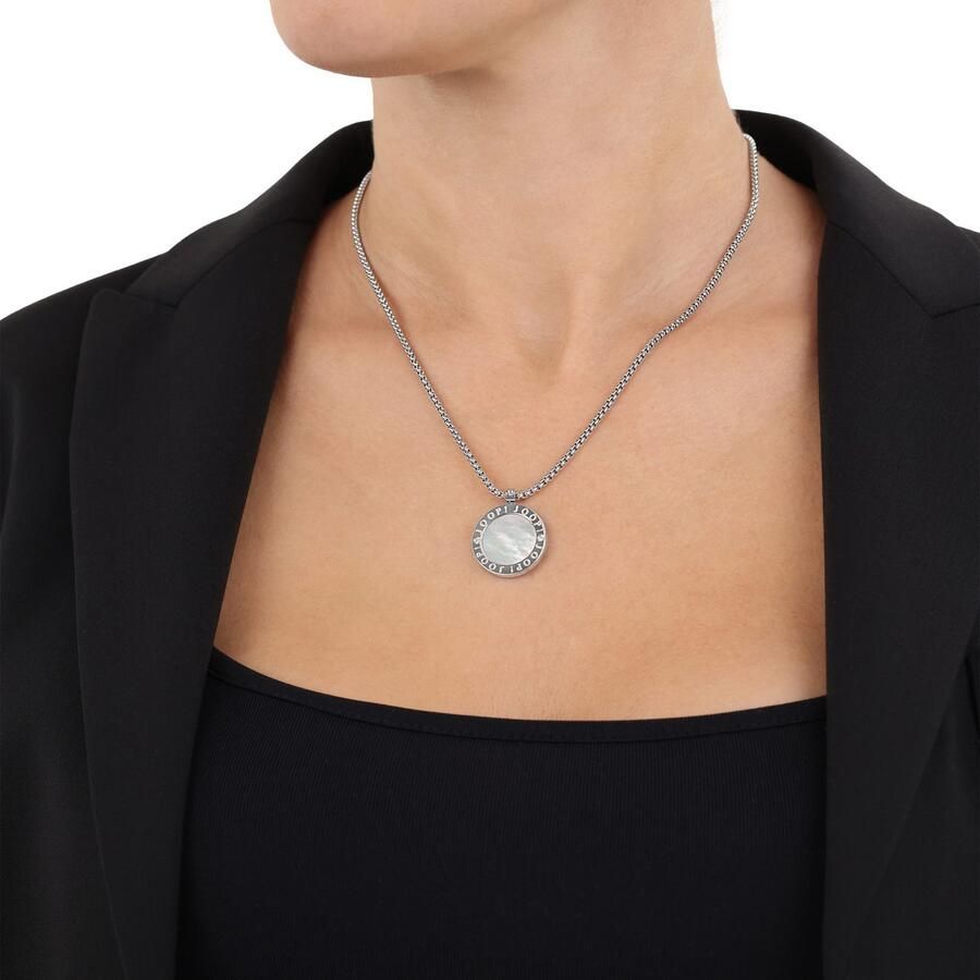 Joop! Ketting met hanger Cirkel 2039775 met zirkoon (synthetisch)