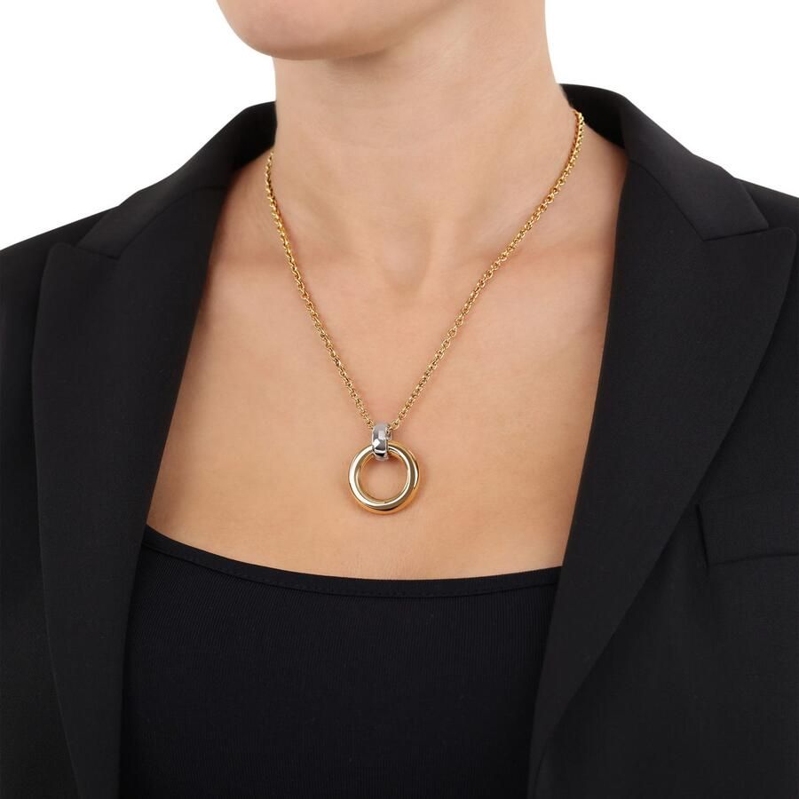 Joop! Ketting met hanger Cirkel 2039841 met zirkoon (synthetisch) - Foto 2
