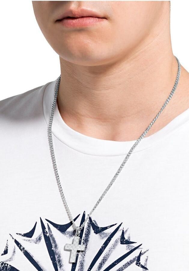 Joop! Ketting met hanger Kruis met zirkoon (synthetisch)