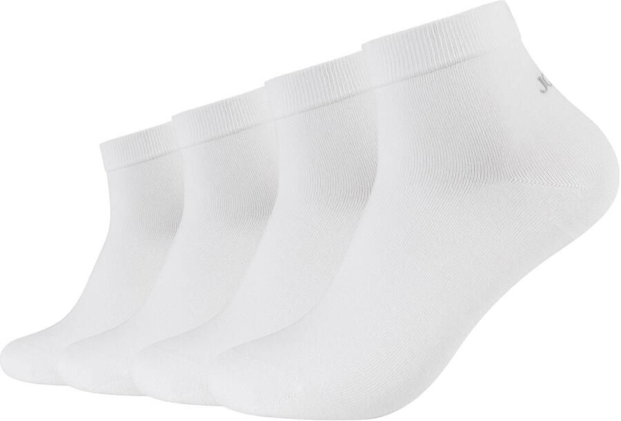 Joop! Korte sokken Premium Essentials met logo-opschrift bij de hiel (4 paar) - Foto 3