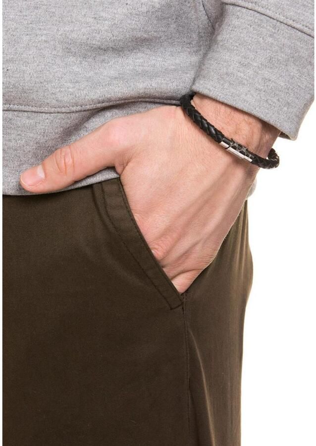 Joop! Leren armband met zirkoon (synthetisch) - Foto 2