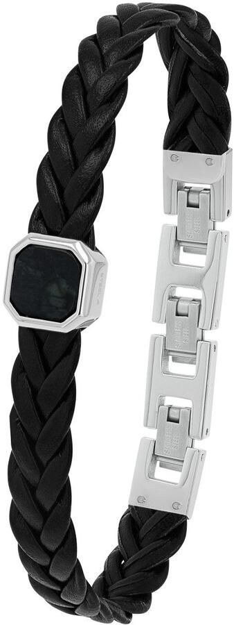 Joop! Leren armband met hypersthen - Foto 4
