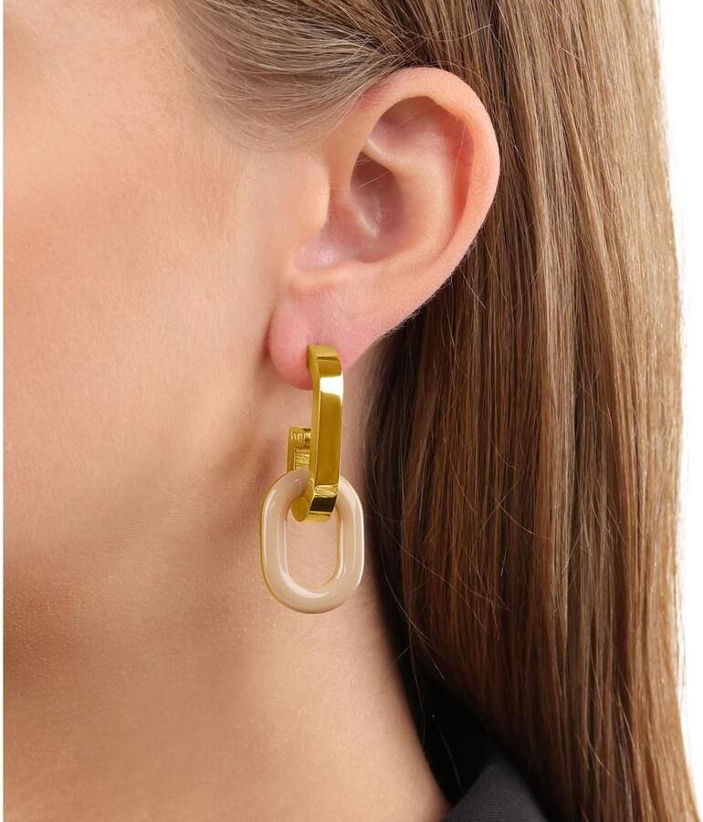 Joop! Paar oorstekers met emaille haakje verwijderbaar - Foto 2