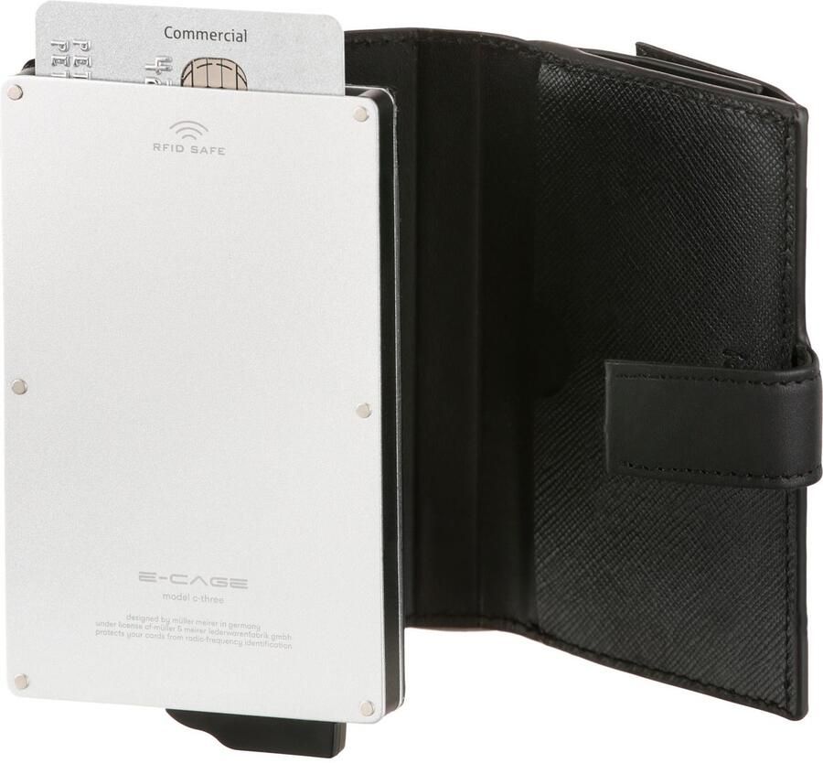 Joop! Pasjeshouder Pero c-three e-cage sv8f Portemonnee sportemonnee leren portemonnee