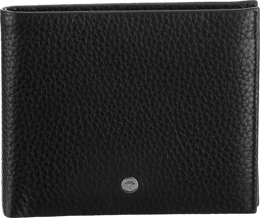 JOOP! Collection Portemonnee van leer met logo-applicatie