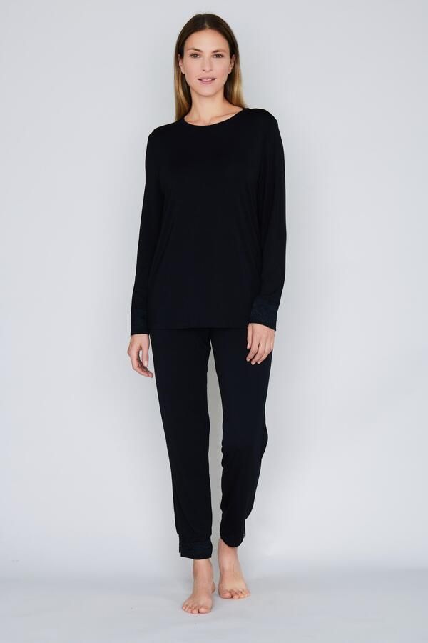 Joop! Pyjama Lange mouw regular fit modal-mix ronde hals (2-delig) - Foto 6