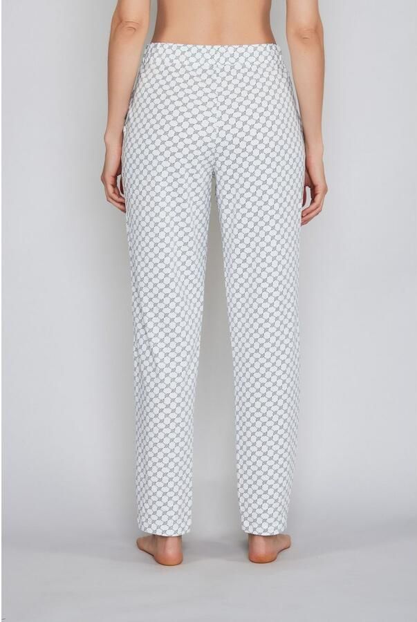 Joop! Pyjamabroek Cosy met tunnelkoord en strikband cornflower-allover