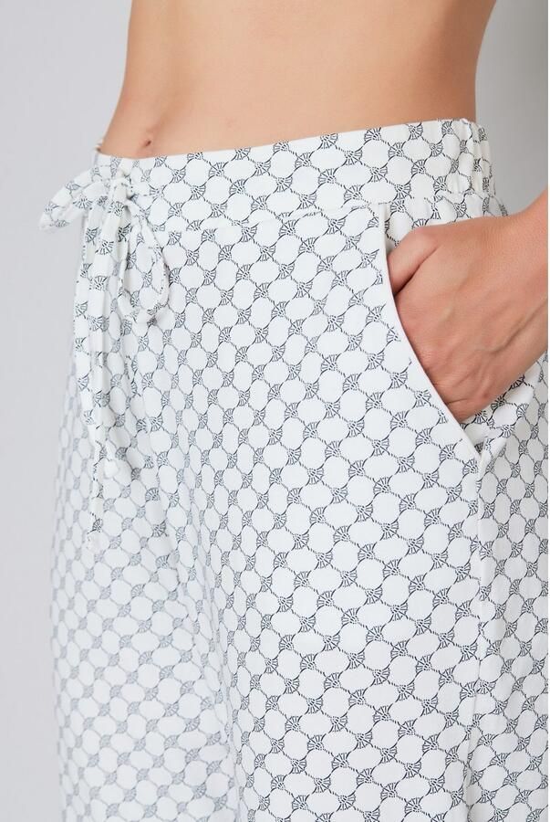 Joop! Pyjamabroek Cosy met tunnelkoord en strikband cornflower-allover - Foto 2