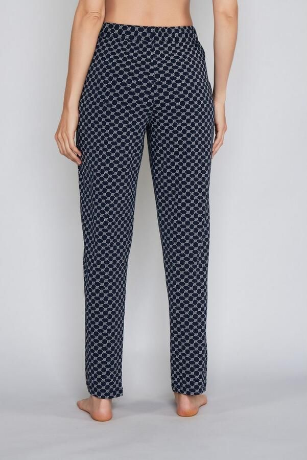 Joop! Pyjamabroek Cosy met tunnelkoord en strikband cornflower-allover - Foto 2