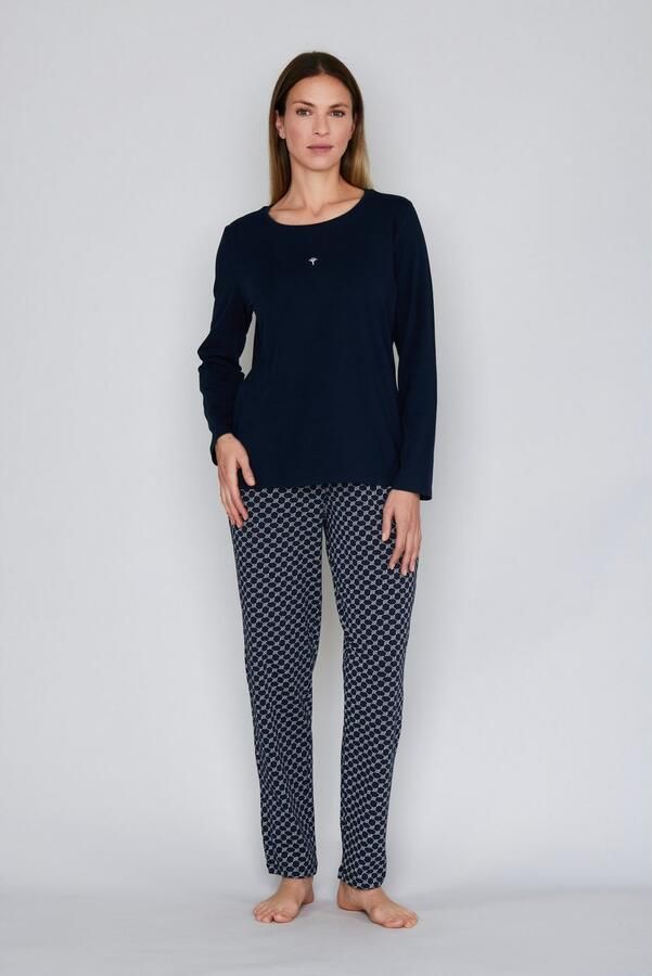 Joop! Pyjamabroek Cosy met tunnelkoord en strikband cornflower-allover - Foto 3