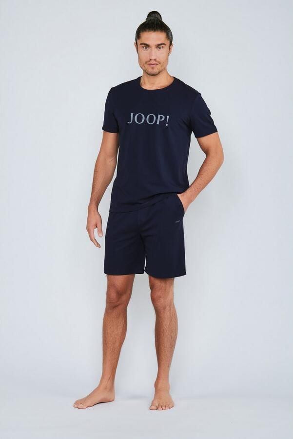 JOOP! Collection Sweatshorts met elastische band en tunnelkoord - Foto 4
