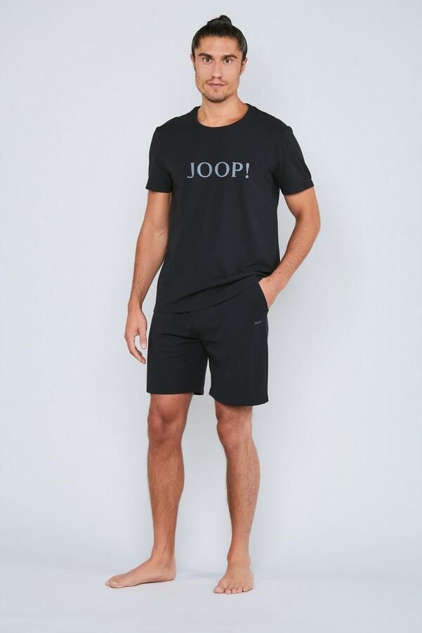 JOOP! Collection Sweatshorts met elastische band en tunnelkoord - Foto 3