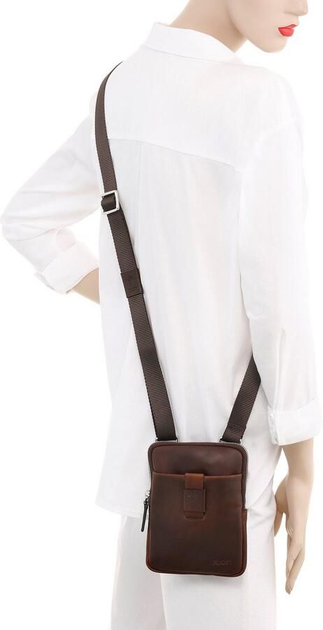 JOOP! Collection Schoudertas van leer model 'Rafael' - Foto 3