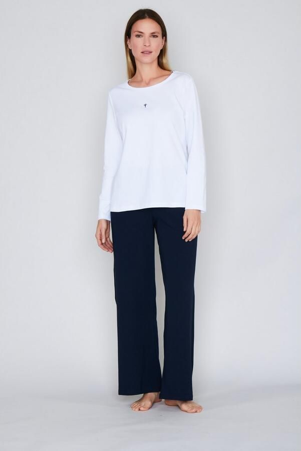 Joop! Shirt met lange mouwen Cosy met een ronde hals - Foto 4