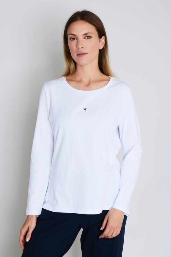 Joop! Shirt met lange mouwen Cosy met een ronde hals - Foto 5