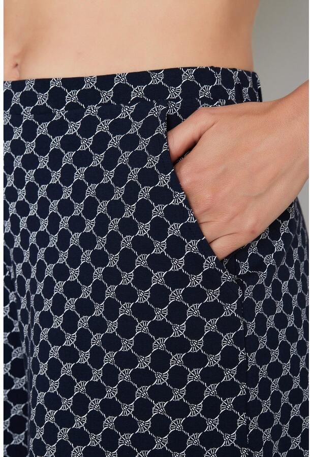 JOOP! Collection Regular fit korte pyjamabroek van katoenmix met steekzakken opzij