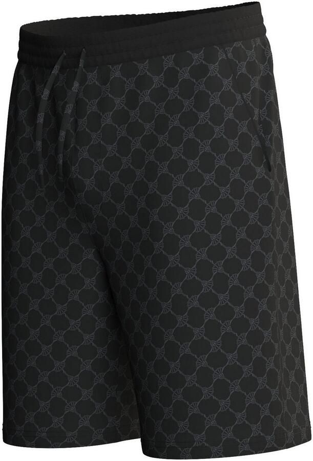 Joop! Short Leisure met korenbloem-alloverprint elastische tailleband