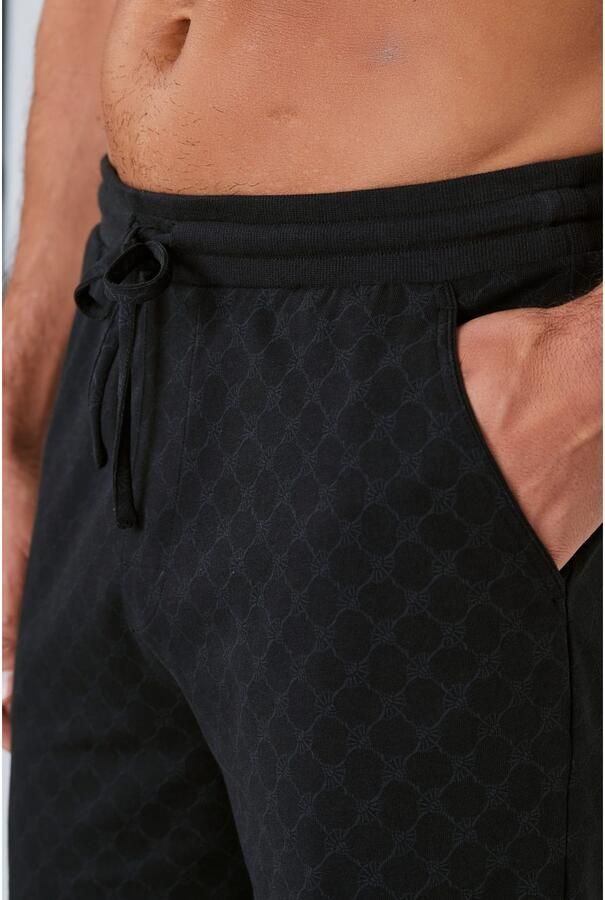 Joop! Short Leisure met korenbloem-alloverprint elastische tailleband - Foto 2