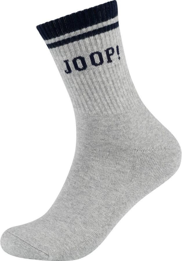 Joop! Sokken Premium casual met versterkte hiel en tenen (Set van 2)