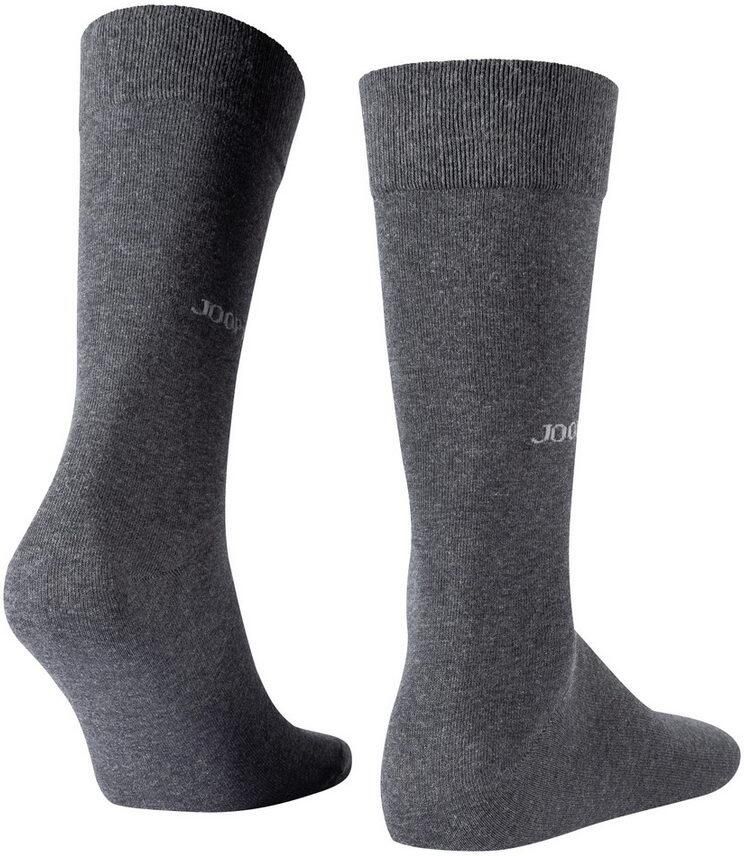 Joop! Sokken Premium Essentials Premium kwaliteit versterkte hiel versterkte tenen Argyle design (Set van 2)