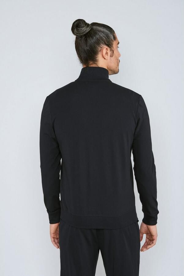 Joop! Sweatvest Comfort Opstaande kraag Regular Fit gedeelde kangoeroezakken lange mouw - Foto 3