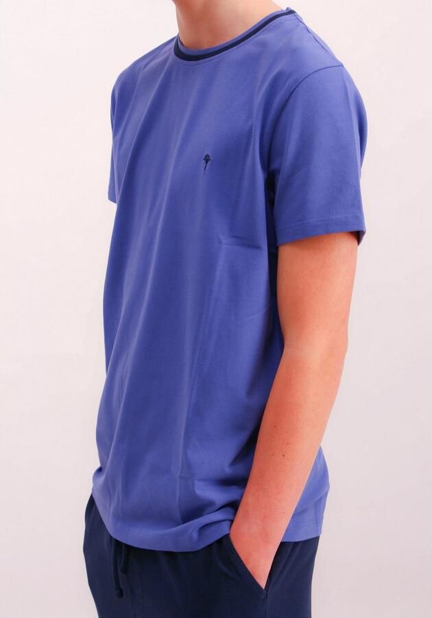 Joop! T-shirt Contrasterende halslijn (1-delig)